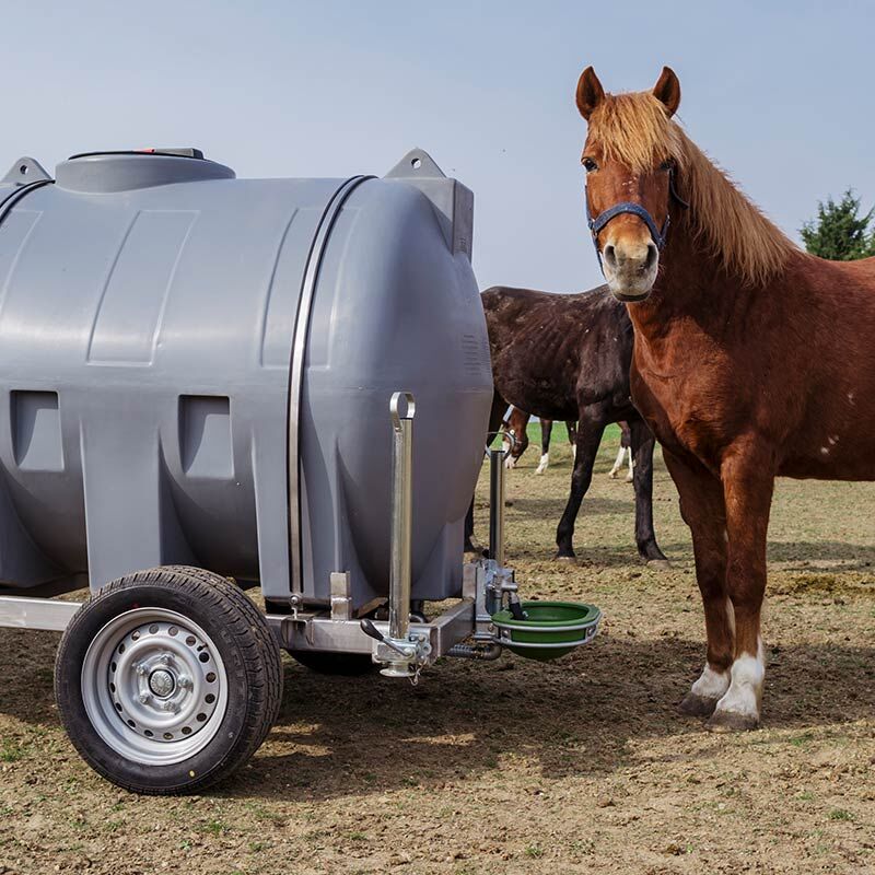 Pferdetraenke Anhaenger