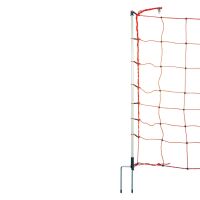 Schafnetz farmer®| Fiberglaspfähle | 90 cm hoch | 50 m lang | elektrifizierbar | Doppelspitze