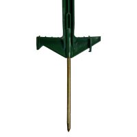 Weidezaunpfahl GREENPost | 108 cm hoch | 10 Stück | Doppeltritt