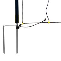 Wolfsabwehrnetz | 145 cm hoch | 50 m lang | Doppelspitze | elektrifizierbar