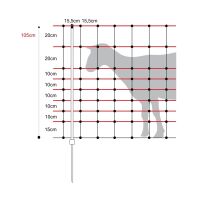 Schafnetz horinetz 105 cm – 50 m, elektrifizierbar...