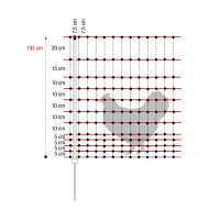 Geflügelnetz 105 cm – 50 m, elektrifizierbar...