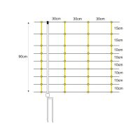 Schafnetz livestok | 90 cm hoch | 50 m lang | Doppelspitze| elektrifizierbar