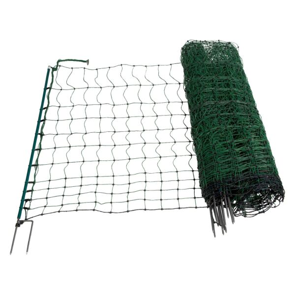 Geflügelnetz ranger® security 105 cm – 25 m, Doppelspitze ohne Strom
