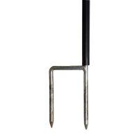 Ersatzpfahl für Netze | 105 cm hoch | PVC | Doppelspitze (5 Stück)