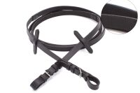 Schwedischer Trensenzaum, schwarz, glitzer, inklusive Zügel mit Grip, Reithalfter ohne Sperriemen