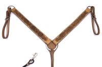 Westerntrense mit Vorderzeug, Set aus Westernkopfstück mit Westernvorderzeug, vintage