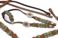 Federoptik Westerntrense, Set aus Kopfstück mit...