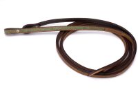 Federoptik Westerntrense, Set aus Kopfstück mit Vorderzeug, türkis, silber-Conchos