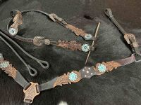 Einohr Westerntrense, Set aus Kopfstück mit...