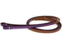 Einohr Westerntrense lila mit klaren Conchos inkl....