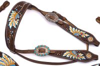 Westerntrense im Indianerdesign, Häuptlingsfedern,...
