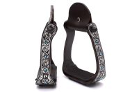 Westernsteigbügel Aluminium mit Gravur,...