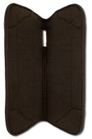 Western-Filzpad, Westernpad mit Lederbesatz Pfeil & Feder, anatomisch