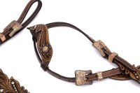 Vintage-Look Einohr Westerntrense, Set aus Kopfstück...