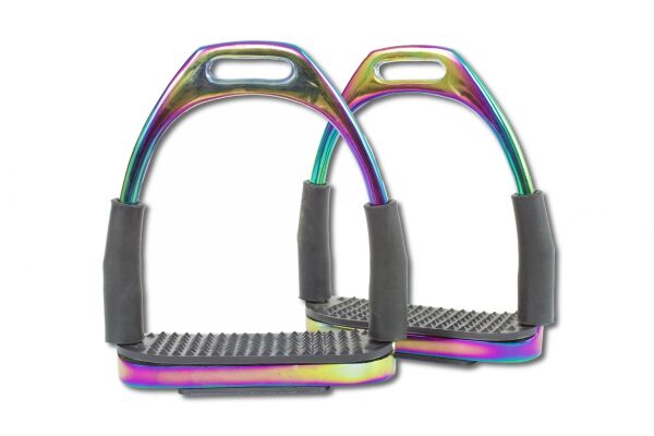 Steigbügel flex rainbow, Sicherheitssteigbügel bunt