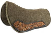 Westernpad Wollfilz mit Punzierung Round Skirt 72 cm x 80 cm