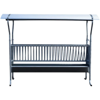 Futterraufe mit Füßen 2,40 m – verzinkt