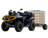 Weidefass - Anhänger für 1000 l IBC – Mobile Tränkelösung