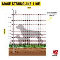 Hundezaun Easy 90 cm bis 105 cm  bis 50 m...