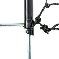 Hundezaun Easy 90 cm bis 105 cm  bis 50 m elektrifizierbares Mobilzaun-Set mit Doppelspitze für sicheren Hundeauslauf