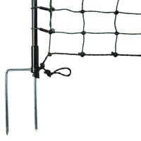 Hundezaun Easy 90 cm bis 105 cm  bis 50 m elektrifizierbares Mobilzaun-Set mit Doppelspitze für sicheren Hundeauslauf