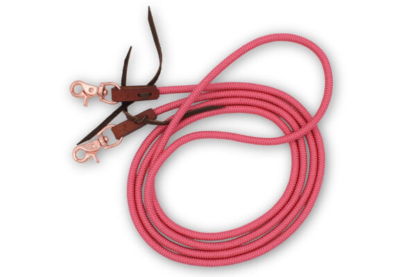 Zügel, Nylonzügel geschlossen, verschiedene Farben, rose