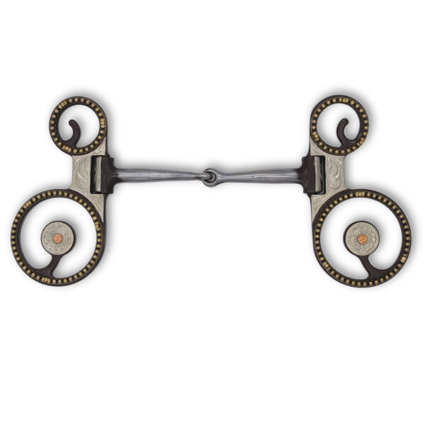Colt breaker Westernbit einfach gebrochen, Snaffle Bit, 13,5
