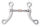 Western show snaffle bit mit Gravur, mit Kupferrolle 13,5cm