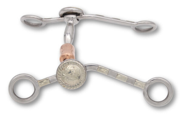 Western Snaffle Bit mit Kupferrolle 12,5cm