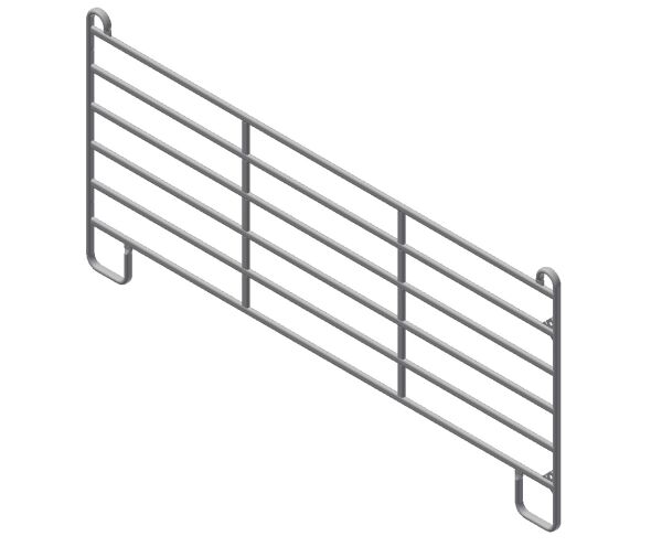 Weidepanel 3,60 m 6-lagig – Extra breites Zaunpanel