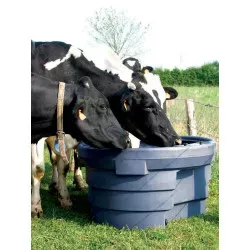 Weidetränke Ovale Superbac 650 l – Tränkwanne mit Innenrand für Pferde & Rinder