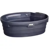 Weidetränke Ovale Superbac 1000 l – Tränkwanne mit Innenrand für Pferde & Rinder