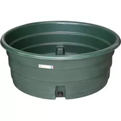 Weidetränke Eco 750 L grün – extra große Tränkwanne für Pferde, Rinder & Weidetiere