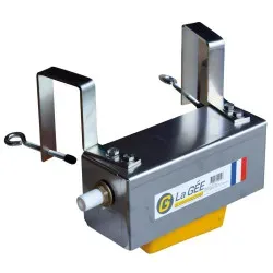 Weidetränken Zubehör - Edelstahl-Schutzkasten mit seitlicher Montage und Netzdruck-Schwimmerventil