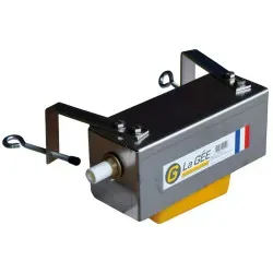 Weidetränken Zubehör - Schwimmergehäuse 32 l/min Edelstahl - gerade Befestigungsklemmen