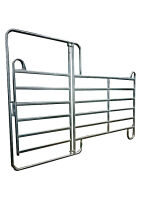 Weidepanel mit Tor – 2,40 m 6-lagig, feuerverzinkt