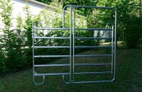 Weidepanel mit Tor – 2,40 m 6-lagig, feuerverzinkt