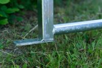 Weidetor Weidezauntor verzinkt verstellbar 505 - 600 cm, 110 cm hoch