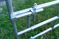 Weidetor Weidezauntor verzinkt verstellbar 505 - 600 cm, 110 cm hoch