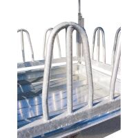 Viereck-Palisadenraufe RTF – Heuraufe für Pferde & Rinder