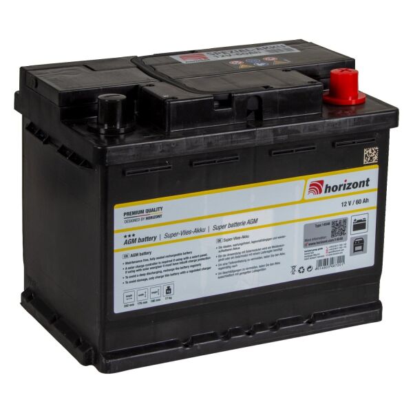 Vliesakku AGM, 12V, 60Ah