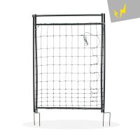 Türe für Hühnerzaunnetz 120 cm – elektrifizierbares PVC-Tor