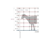 Schafnetz turbomax High Energy Braided 120 cm – 50 m, Doppelspitze