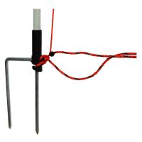 Schafnetz 105 cm – 50 m mit Fiberglaspfählen & Doppelspitze