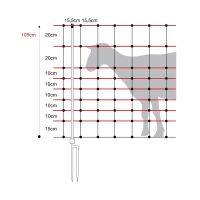 Schafnetz horinetz 105 cm – 50 m mit Doppelspitze
