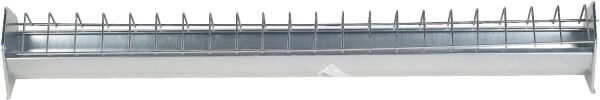 Futtertrog für Geflügel verzinkt | (100 x 12 cm)