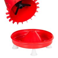 Hühnerfutterautomat DELUXE | Mit Deckel (12 kg)