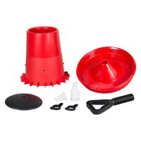 Hühnerfutterautomat DELUXE | Mit Deckel (12 kg)