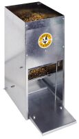Geflügelfutterautomat mit Trittplatte | verzinkter Stahl (30 L)